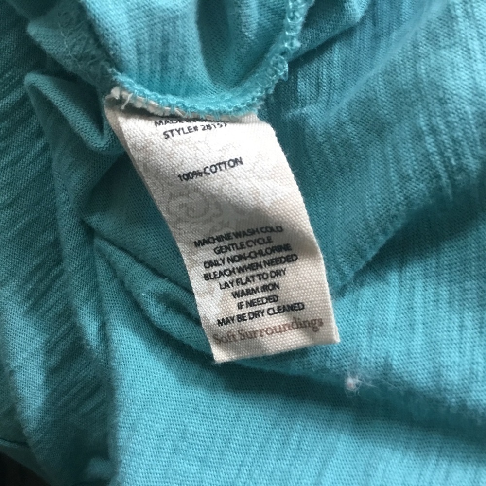 Soft Surroundings Danielle Button Tunic M - image 7